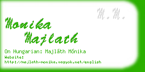 monika majlath business card